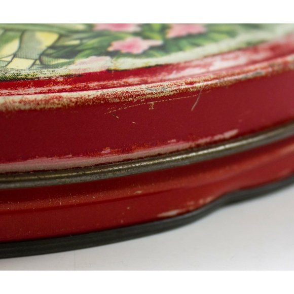 Vintage 1950's Barricini Candies Round Tin w/Lid Horse & Carriage NYC 8.5" - Picture 7 of 9